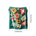thumbnail image 3 of Christmas Fleece Throw Blanket – Soft and Cozy Holiday Blanket for Sofa, Bed, Couch – Xmas Decorative Flannel Blanket, 3 of 7