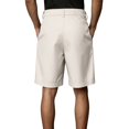 thumbnail image 4 of Uwinwear Men's Baggy Wide Leg Casual Shorts Pleated Dress Business Elastic Waist Summer Lightweight Shorts with Pockets, 4 of 6