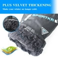 thumbnail image 2 of Waterproof Mens Ski Gloves Winter Warm Snowmobile Cold Weather Gloves, 2 of 4