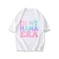 thumbnail image 3 of Black T Shirt With Colorful In My Mama Era Text And Butterfly Print For Casual Wear, 3 of 4