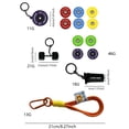 thumbnail image 2 of Silicone Dumbbell Keychain For Gym Lovers, Metal Handle Fitness Keyring With Motivational Design, Cute Gym Bag Charm Gift For Women Men Workout Accessories, 2 of 5