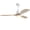 White with light, variant on Sofucor Ceiling Fan with Lights, 52 Inch Mordern Wood Ceiling Fan with Remote for Indoor Farmhouse Bedroom Living Room Outdoor Patio Porch, Reversible DC Motor, Noiseless
