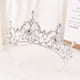 thumbnail image 2 of Nvzi Tiara de boda para novia, diadema de princesa, corona de novia, joyería para el cabello con diamantes de imitación de cristal,graduación, boda, fiesta de disfraces (blanco), 2 of 4