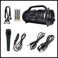 thumbnail image 3 of Altavoz portátil Boytone BT-18BK: interior / exterior, 25W, sonido potente, graves profundos, EQ, subwoofer de 5", 2 x 3.25 Tweeter, FM, 9H reproducción, USB, Micro SD, AUX, micrófono, grabación, luz, 3 of 3