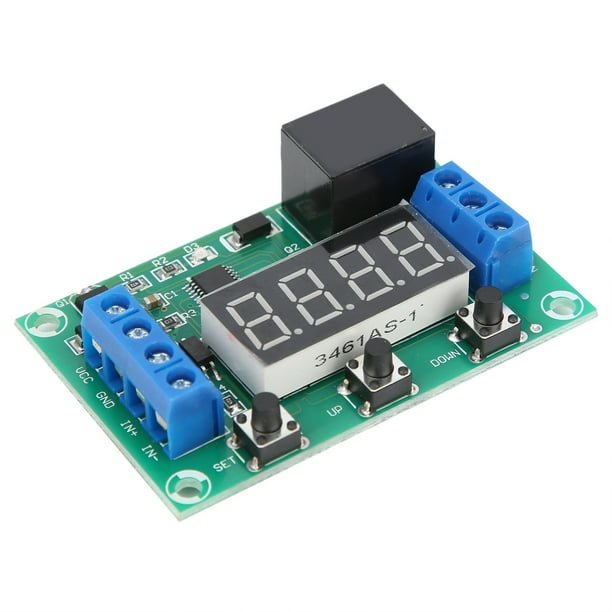 Módulo de retardo del temporizador tablero de control de relé de tiempo programable módulo de interruptor ajustable 31 para suministros industriales de relé de retardo de ANGGREK Otros