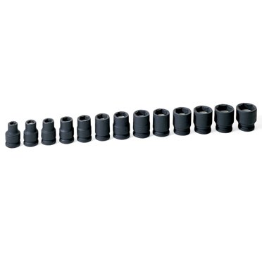 Grey Pneumatic 1719 19-Piece 1/2" Drive SAE 12-Point Impact Socket Set