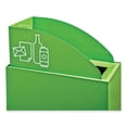 thumbnail image 6 of Mixx Recycling Center Lid, Topper Style, 9.87w x 19.87d x 0.62h, Green | Bundle of 2, 6 of 10