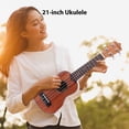 thumbnail image 4 of Ukelele acústico de 21 pulgadas Leyfeng Cuerdas de Caoba Aquila Diapasón de palisandro, 4 of 6