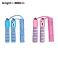 thumbnail image 2 of Kids Jump Ropes,Adjustable Soft Skipping Rope, Kids Fitness Equipment with Foam Handles for Kids - Light Purple with Pink + Sky Blue with Watermelon Red, 2 of 5
