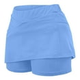thumbnail image 4 of biudgviw Womens Tennis Skirt High Waisted Workout Golf Skirt with Shorts Solid Color Summer Comfy Athletic Skorts, 4 of 6