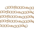thumbnail image 3 of Eslabón De Cadena, Eslabones Trenzados De Cadena De Bordillo A Prueba De Herrumbre De 10 M Para Hacer Pulseras ANGGREK  Eslabón de cadena, 3 of 8