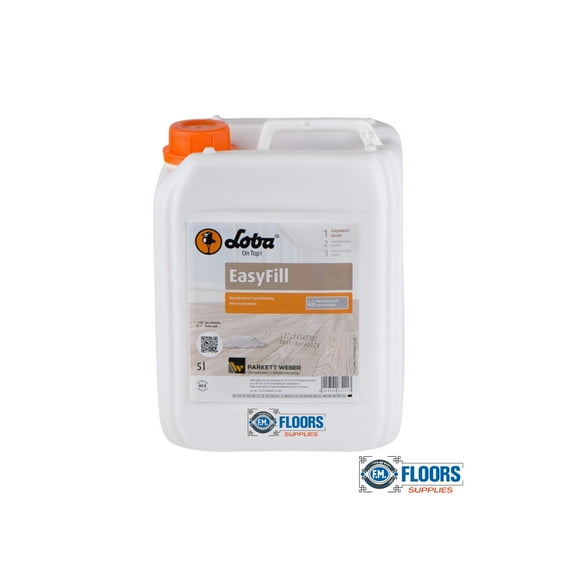 Loba EasyFill Fast drying water-based binder designed to be mixed with fine wood dust to create a customized wood filler.