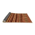 thumbnail image 2 of Ahgly Company Indoor Rectangle Abstract Orange Modern Area Rugs, 3' x 5', 2 of 4
