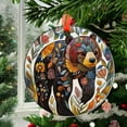 thumbnail image 2 of Botanical Bear Suncatcher Ornament Window Hanging Home Decor Garden Halloween Christmas Wedding Housewarming Gifts, 2025, Holiday 2025, Holiday Decoration, Seasonal Keepsake,, 2 of 5