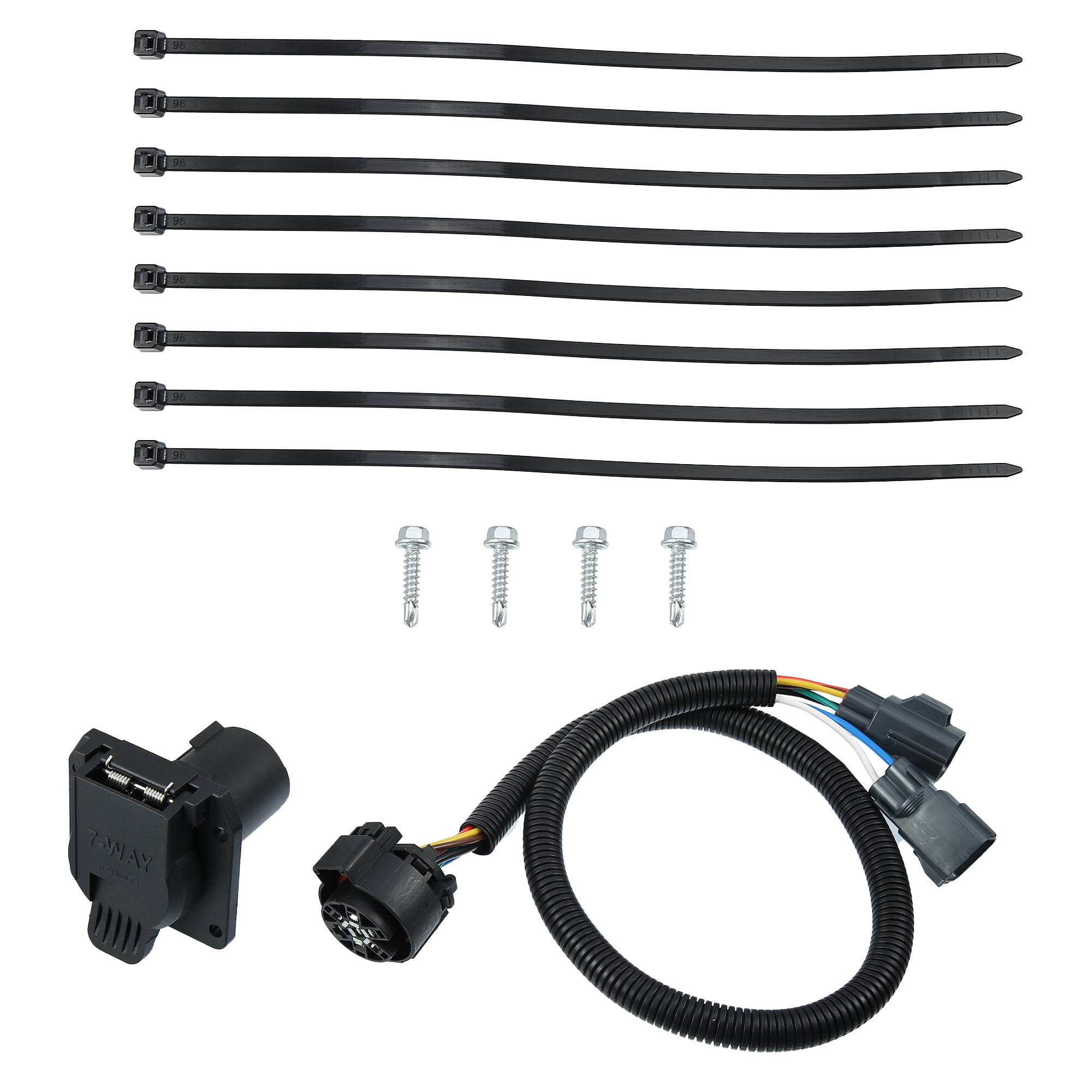 Pack(1) 7 Pin Trailer Wiring Harness T-Connector for Ford F-150