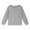 Grey, variant on Mercatoo Youth Girls Solid Color Cotton Casual Crewneck Sweatshirts Kids Cute Trendy Long Sleeve Oversized Pullover Tops
