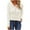 Beige, variant on jobturf Henley Shirts for Women Trendy Solid Waffle Knit Tops Fall Winter Lightweight Ladies Blouses Long Sleeve Going Out Pullover Size M