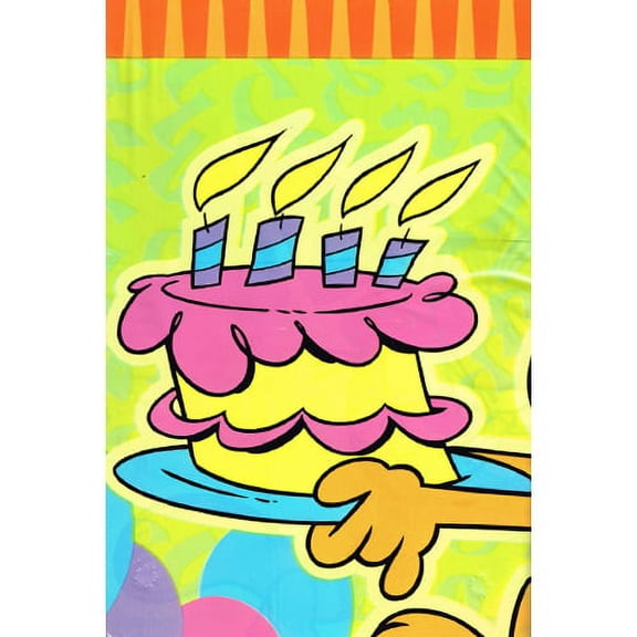 Garfield Birthday Plastic Table Cover (1ct)