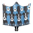 thumbnail image 1 of HATIART Mignon Chien à Capuche Couverture Portable Couverture Confortable à Capuche Jeter Wrap 56x80 Pouces, 1 of 3