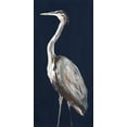 thumbnail image 2 of DeRice, Julie 11x18 White Modern Wood Framed Museum Art Print Titled - Heron Among Navy Panel I, 2 of 4