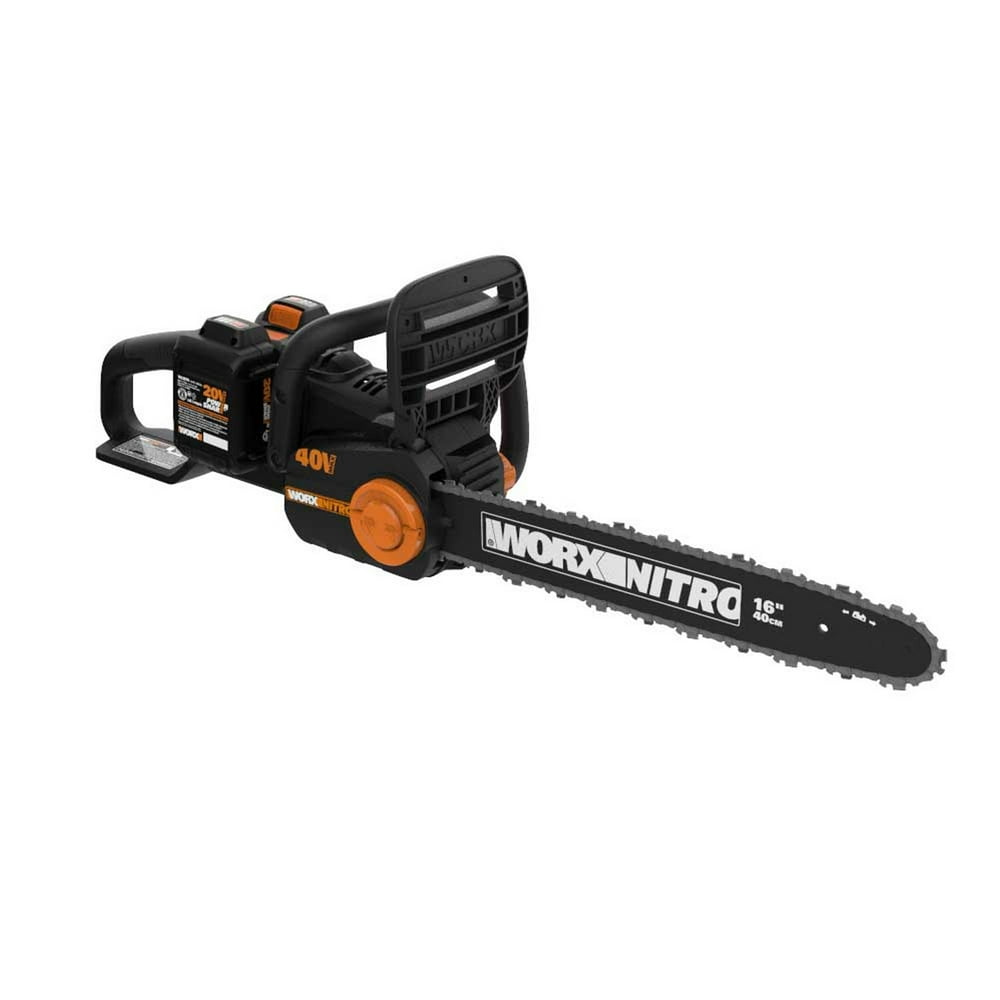 WORX WG385 Power Share 40 Volt 16 Inch Cordless Chainsaw with Battery