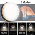 thumbnail image 2 of 1800mAh USB Rechargeable Portable Flashlight Camping equipment Lights LED Lantern Table lamp Outdoor Hiking Night Hanging, 2 of 5