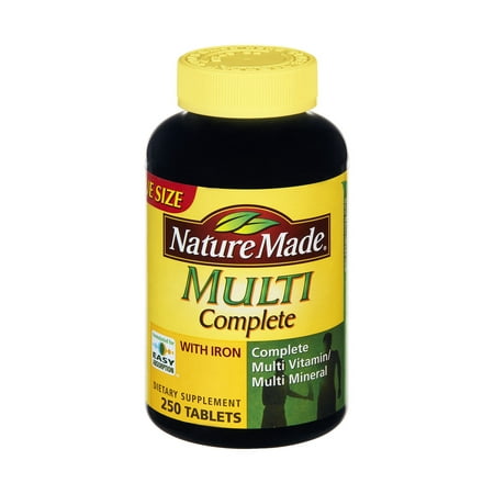 UPC 031604017590 product image for Nature Made Multi Complete with Iron Dietary Supplement Tablets - 250 CT | upcitemdb.com