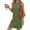 Armygreen, variant on Tank Dresses for Women Crewneck Sleeveless Mini Sundresses Casual Summer Split Dress