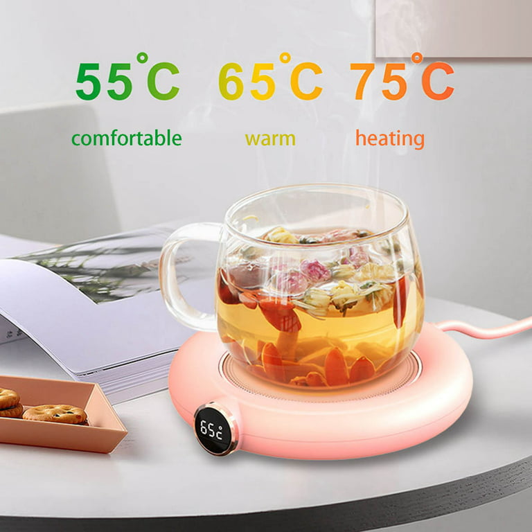 Jikolililili Cup Warmer,Electric Mug Warmers for Desk with 3