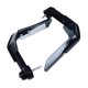 thumbnail image 4 of 2 protectores de manos para motocicleta, a prueba de viento, protección contra colisiones, ajuste universal, protector de manos para manillar, color negro, 4 of 14