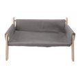 thumbnail image 1 of Wooden Cat Sofa, Elevated Cat Couch Sturdy Scratch Post Cozy Hammock Design, Support Relax Play for Home, 1 of 7
