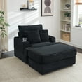 thumbnail image 3 of Single Sofa with Skin-friendly Corduroy Fabric / Comfortable for Personal Use, 3 of 5