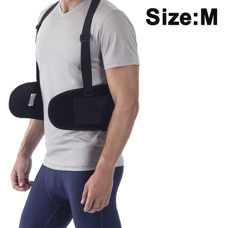 Lumbar Support Belt - for Men and Women .Maximum Posture and Spine Support,  Adjustable, Breathable with Removable Suspenders 
