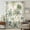 Green, variant on Green Palm Trees Sheer Curtains 54 Inches Long, Tropical Summer Botanical Light Filering Curtains, Breathable Simi Curtain Privacy Drapes for Kitchen Bathroom Nursery Small Window Treatment