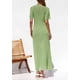 thumbnail image 2 of Vestido PRETTYGARDEN 2025 Verano Maxi Calado Verde Menta XXL, 2 of 6