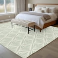 thumbnail image 4 of 5'x7' Area Rugs, Teal Floral Indoor Outdoor Area Rug for Living Room Bedroom, Vintage Modern Geometric Abstract Art Washable Bathroom Rugs Kitchen Floor Carpet Mats Home Decor Aesthetic, 4 of 8
