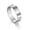 Silver, variant on Stainless Steel Hollow Cross Ring, Unisex Design for Men and Women, Fashionable Religious Jewelry