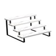 thumbnail image 3 of Luzkey Plant Stand Decorative Organizer Flower Pot Stand for Countertop Office Home White Four Layer, 3 of 8