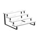 thumbnail image 3 of Estante de escalera para plantas, soporte de madera para escritorio, organizador de macetas, estante de almacenamiento Cuatro capa blanca, 3 of 9