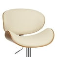 thumbnail image 6 of Allora Adjustable Faux Leather Bar Stool in Cream, 6 of 7