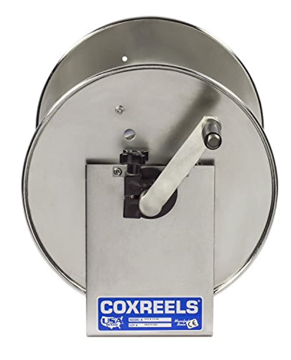 COXREELS Hand Crank Hose Reel,75 ft. Hose Length 112-4-75-SS
