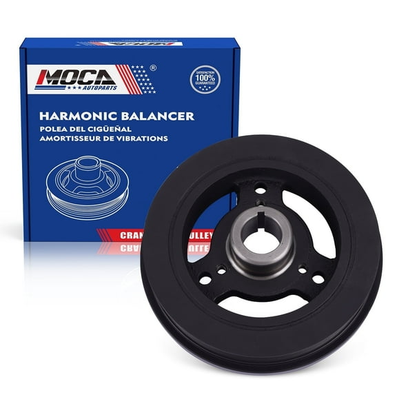 MOCA AUTOPARTS 594-018 Engine Harmonic Balancer Fit for 1987-2001 Jeep Cherokee 4.0L & 1993-2004 Jeep Grand Cherokee 4.0L