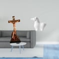 thumbnail image 2 of Escultura De Caballo De Jesús De Porcelana, Adorno Católico Decorativo, Estatua De La Madre María, Figura De Animal Para Dormitorio, Mesa, Oficina, Sala De Estar, Armario Interior, Chimenea, 2 of 8