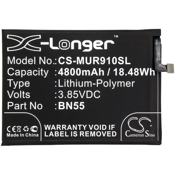 4800mAh BN55 Battery for Xiaomi Redmi 9s