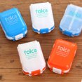 thumbnail image 2 of EeaseCA Double Layer 8 Compartments Pill Box Portable Plastic Pills Medicine Storage Case Box Container (Orange), 2 of 8