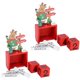 thumbnail image 4 of Adornos de calendario de Navidad, decoraciones artesanales de madera, caja de cuenta regresiva, regalo rojo, 2 uds., 4 of 14