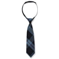 thumbnail image 2 of Cookies Boys' Banded Tie Color: blue/navy/gold *plaid #9a* Size: 12", 2 of 3