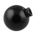 thumbnail image 4 of Perilla de palanca de cambios de aluminio universal Perilla de palanca de cambios de coche con forma de bola redonda Negro, 4 of 9