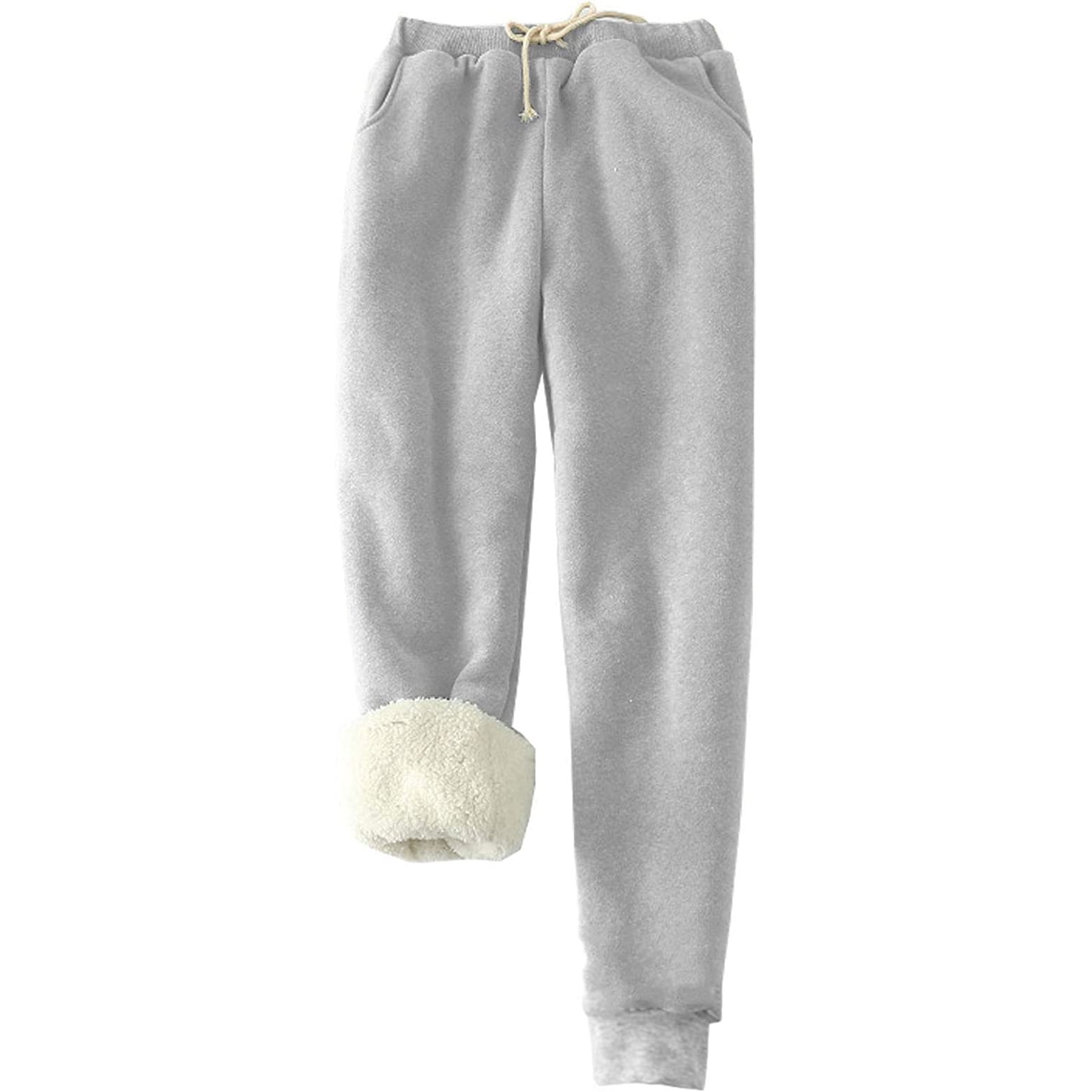 Fleece lined sweatpants walmart Clearance