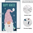 thumbnail image 2 of Christmas Cute Gnome Hand Towels, Happy Winter Kitchen Towel Ultra Soft and Absorbent,Decorative Fingertip Face Towel for Bathroom Hotel, 2 PCS, 28.3"x 14.4", 2 of 6